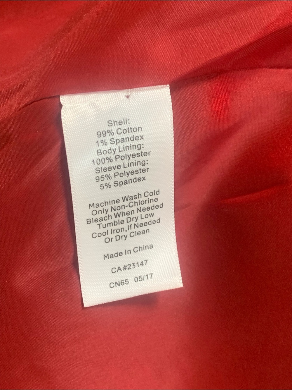 Talbots Navy Military Jacket Size 8 Gold Crest Buttons Red Trim Blazer - Picture 4 of 4